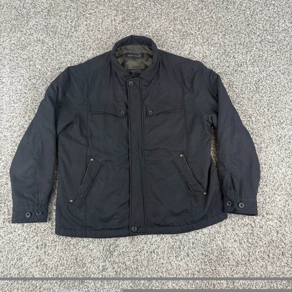 Kansai Yamamoto Field Jacket Mens Medium Black Utility Techwear Minimalist Japan